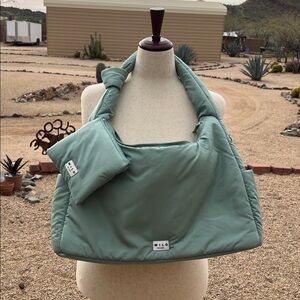 Wilo The Brand | Knot Cresent Travels Bag w/ Crossbody & Matching Wallet